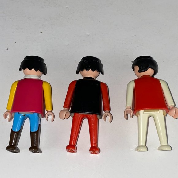 Vtg Geobra 1974 Lot of 3 Castle Village Towns People Figure Toys Pretend Play - Picture 3 of 6